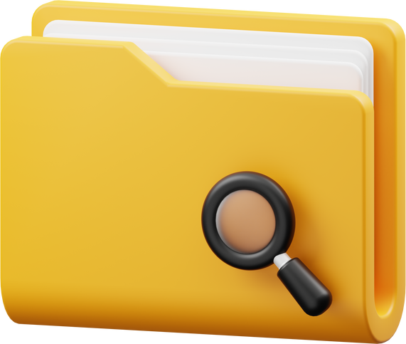 File Search 3D Icon